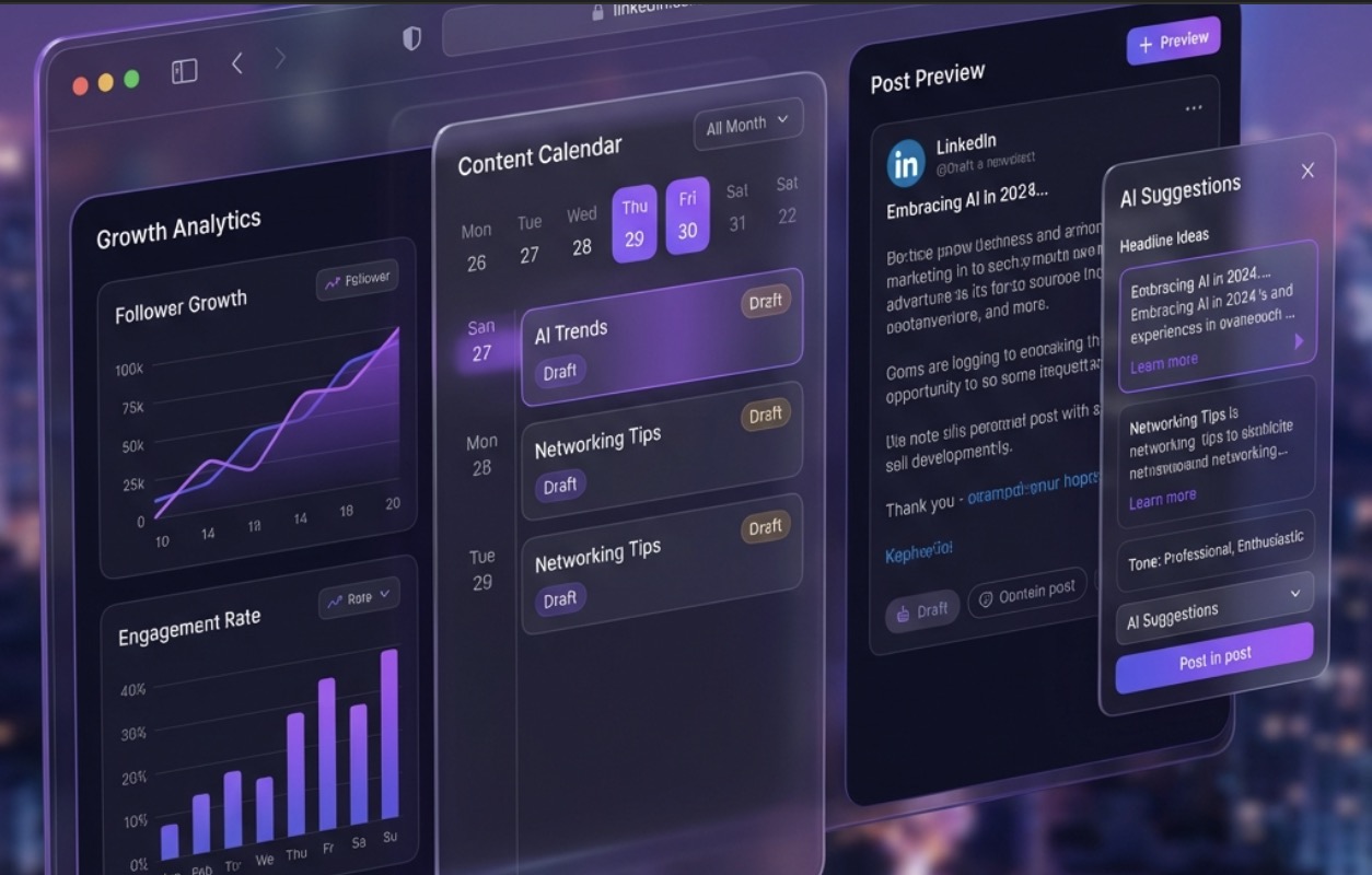 Yapper dashboard preview